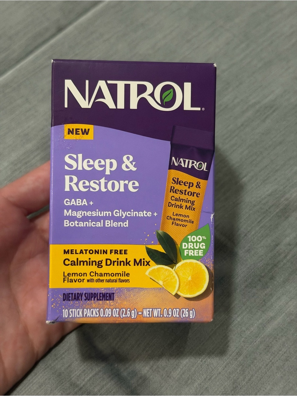 Sleep & Restore Calming Drink Mix — Lavender Purple
